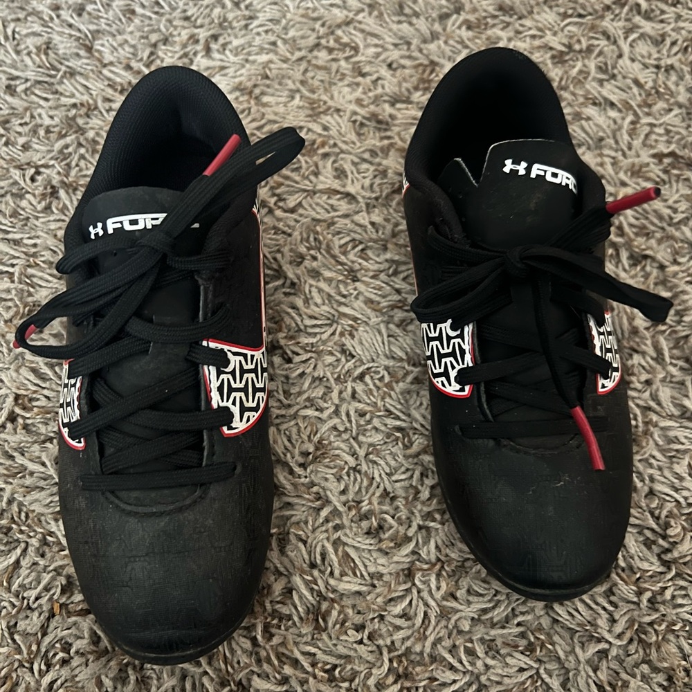 Under Armor soccer cleats.